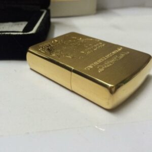 Zippo 32-90 mạ vàng - Hoạ tiết đắp nổi - Cristoforo Colombo 5