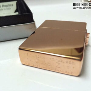 Zippo Replica 1935 Bản lề ngoài - Mạ Vàng Hồng 10 Zippo Replica 1935 Bản lề ngoài – Mạ Vàng Hồng 6
