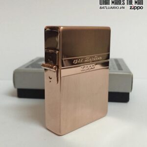 Zippo Replica 1935 Bản lề ngoài - Mạ Vàng Hồng 12 Zippo Replica 1935 Bản lề ngoài – Mạ Vàng Hồng 4