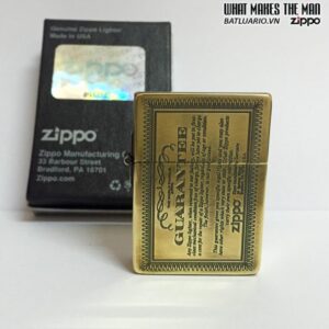 Zippo Replica 1935 ZIPPO – GUARANTEE 5