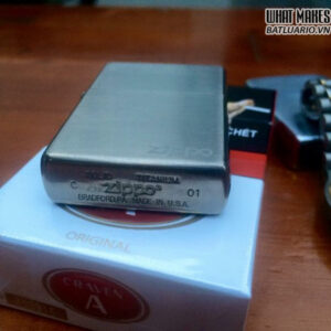 SET ZIPPO SOLID TITANIUM 2001- ĐỒNG HỒ TITANIUM size 33 - 35 8 SET ZIPPO SOLID TITANIUM 2001- ĐỒNG HỒ TITANIUM size 33 – 35 7