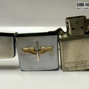 ZIPPO 1946 – 1947 FULL NIKEL RUỘT 14 lỗ – Emblem quân đội 1