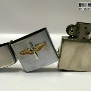 ZIPPO 1946 – 1947 FULL NIKEL RUỘT 14 lỗ – Emblem quân đội 2