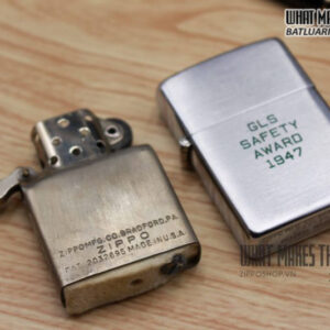 Zippo 1947 - 1949 Vỏ đồng - ruột Nikel 5 Zippo 1947 – 1949 Vỏ đồng – ruột Nikel 3