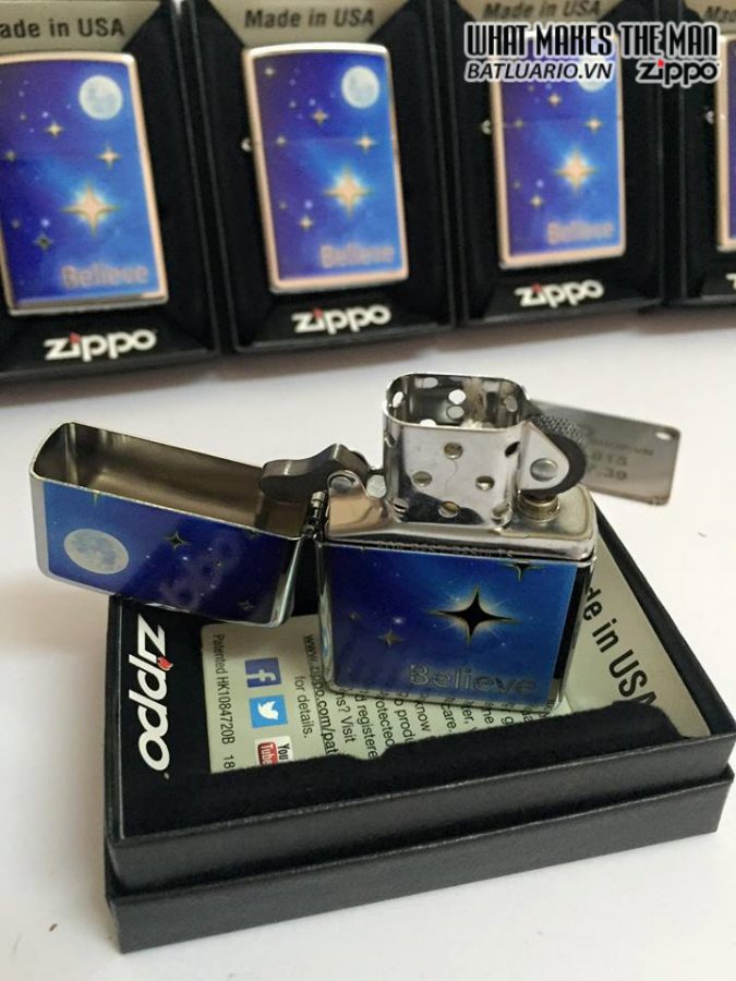 Zippo 29071 – Zippo Stars Polished Chrome