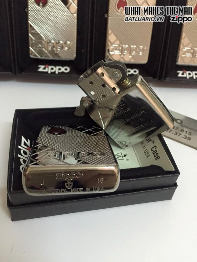 Zippo 29098 – Zippo Armor Tile Mosaic Polished Chrome