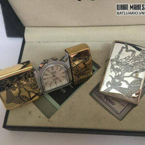 ZIPPO COMBO - gồm 1 Zippo & 1 đồng hồ kiểu dáng Zippo 13 ZIPPO COMBO – gồm 1 Zippo & 1 đồng hồ kiểu dáng Zippo 1