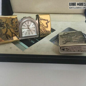 ZIPPO COMBO – gồm 1 Zippo & 1 đồng hồ kiểu dáng Zippo 6
