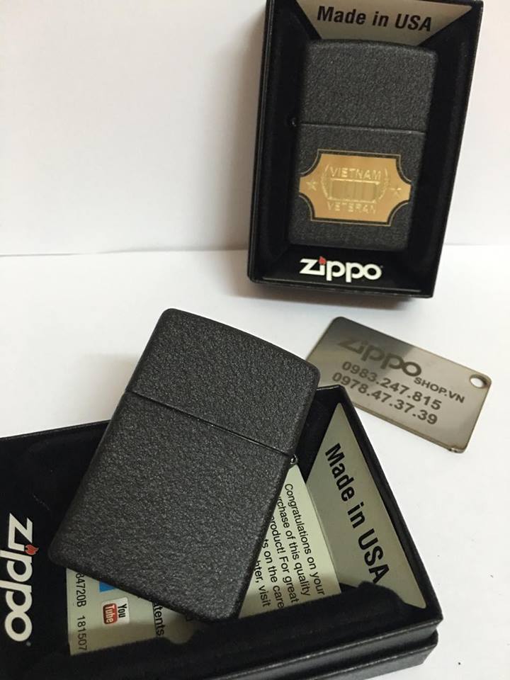 Zippo 28875 - Zippo Vietnam War Black Crackle 6