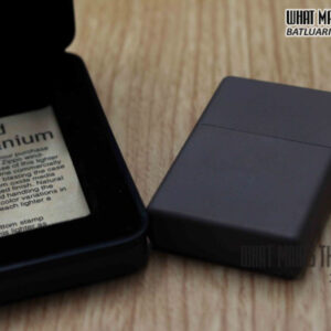Zippo Solid titanium 2001 8 Zippo Solid titanium 2001 3