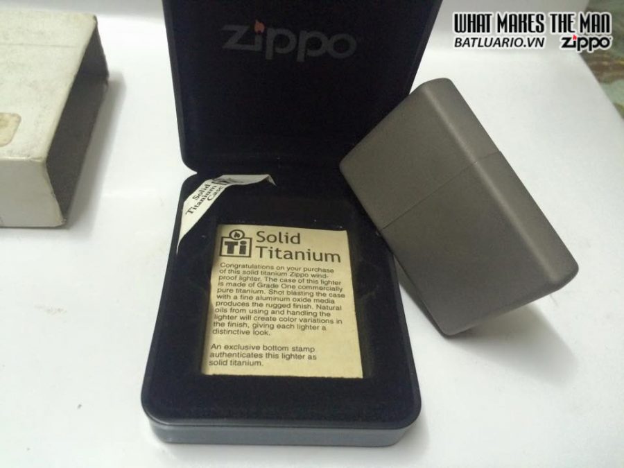 Zippo SOLID TITANIUM 2003 5