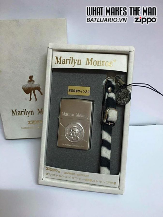 Zippo SET Marilyn Monroe – LIMITED 0221 – Kèm theo móc treo chìa khoá 2