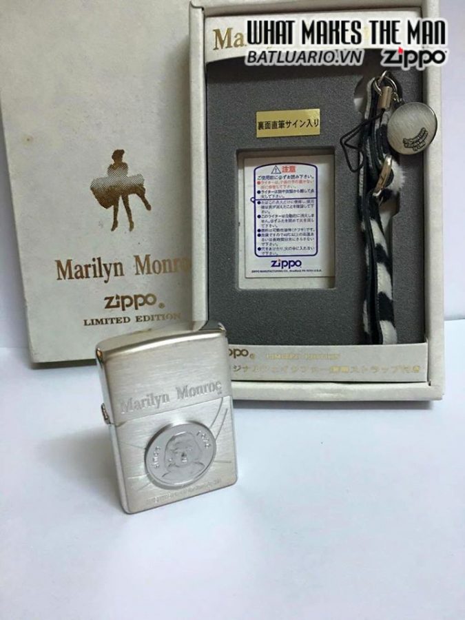 Zippo SET Marilyn Monroe – LIMITED 0221 – Kèm theo móc treo chìa khoá 3