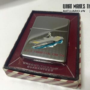 ZIPPO USS FORRESTAL CVA-59 – T&C – 1958 NEW 2