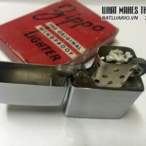 ZIPPO 1947-1949 - ZIPPO 3 chấu - vỏ đồng ruột nikel 11 ZIPPO 1947-1949 – ZIPPO 3 chấu – vỏ đồng ruột nikel 4