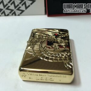 Zippo 29265 – Zippo Red Eyed Dragon 360 Degree Engraving Gold Plate 5