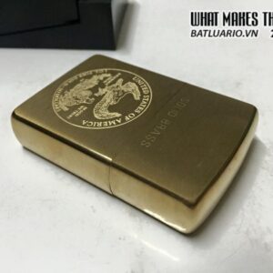 Zippo solid brass 1993 Hoạ tiết đại bàng – quốc điểu của Mỹ 7