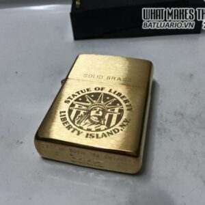 Zippo solid brass 1993 Hoạ tiết LIBERTY 12 Zippo solid brass 1993 Hoạ tiết LIBERTY - Ảnh 6