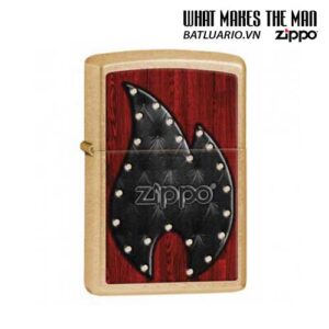 Zippo 28832 – Zippo Leather Flame Gold Dust