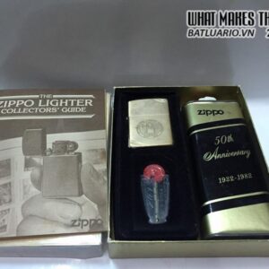 ZIPPO 1932-1982 – 50TH ANNIVERSARY – EMPLOYEE – NEW – FULL 8