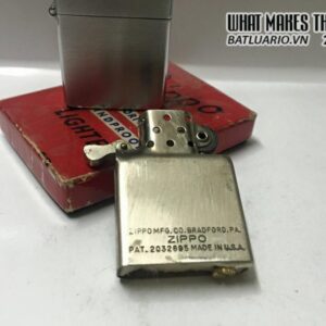 Zippo 1949 - 1950 chấu - Vỏ đồng ruột Nikel - New no Box 14 Zippo 1949 – 1950 chấu – Vỏ đồng ruột Nikel – New no Box 3