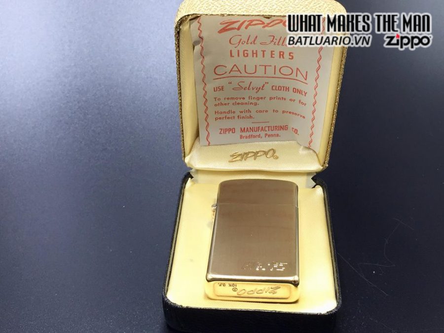 ZIPPO 1970S 10k Gold Filled – Slim – New Full 3