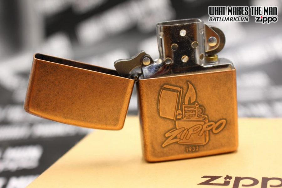 Zippo 1997 – Antique brass XIII 3