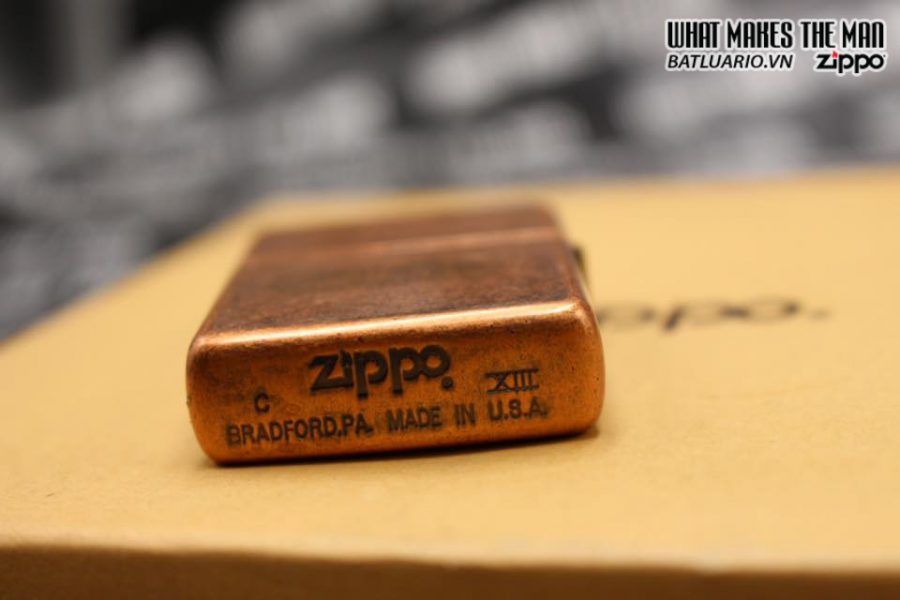 Zippo 1997 – Antique brass XIII 2