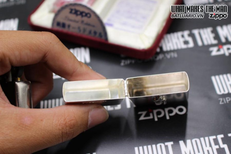 Zippo Atique silver 1999 xuất nhật – No Limited 312 4