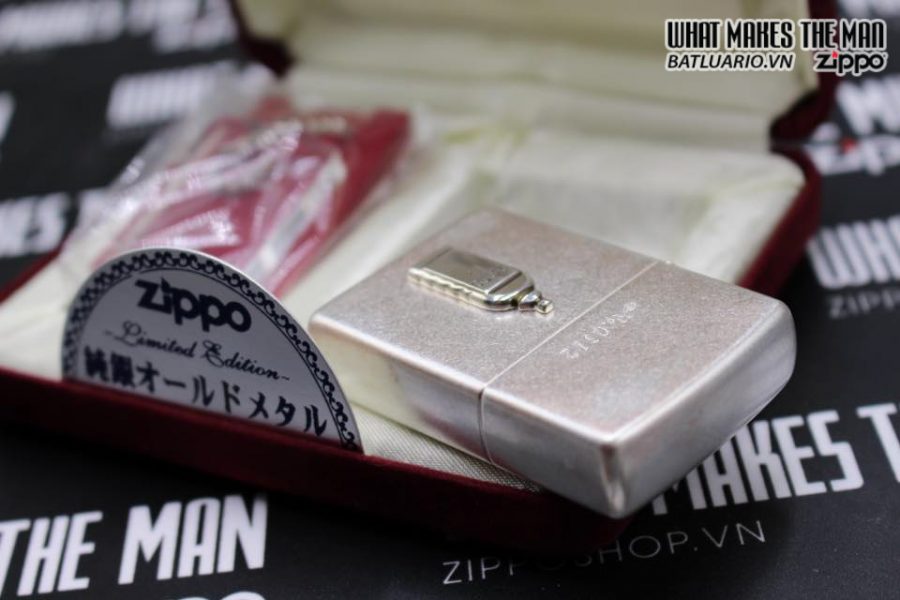 Zippo Atique silver 1999 xuất nhật – No Limited 312 6