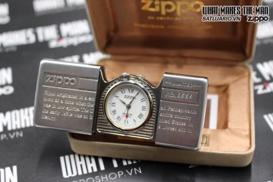ZIPPO PRECISION POCKET CLOCK 1995 – ĐỒNG HỒ ZIPPO 7