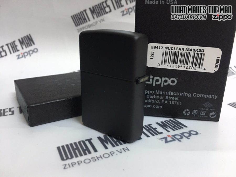Zippo 29417 - Zippo Nuclear Mask 3D Black Matte