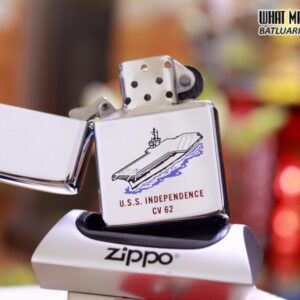 ZIPPO USS Independence (CV-62) - Date 1980
