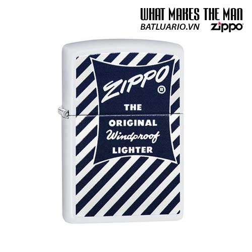 Zippo 29413 – Zippo Blue White 1958-59 White Matte