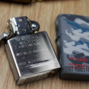 ZIPPO 2001 - CAMO - US ARMY EQUIP - XUẤT NHẬT 8