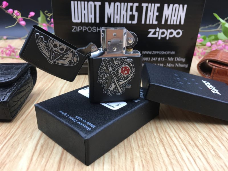 Zippo 29489 - Zippo Soa Emblem Black Matte 8