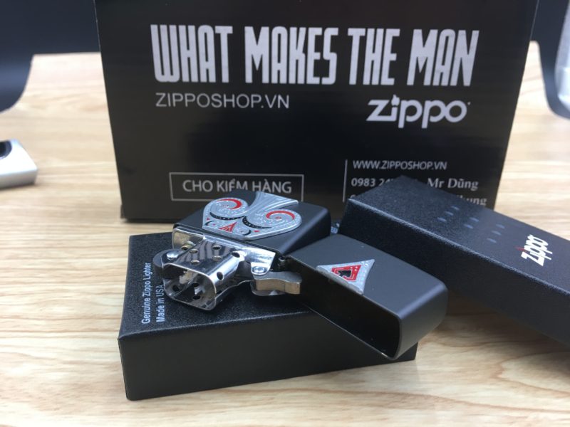 Zippo 29491 - Zippo Spade Emblem Black Matte 6
