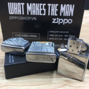 Zippo 29555 - Zippo Safe With Gold Cash Surprise Street Chrome 8