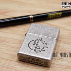 ZIPPO LA MÃ 1999 – ANTIQUE SILVER 2
