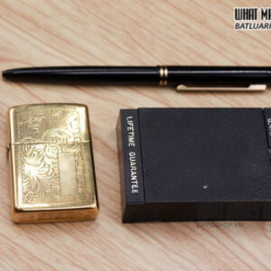 ZIPPO LA MÃ VENETIAN 1989 – ĐỒNG NGUYÊN KHỐI – HOA VĂN Ý 3