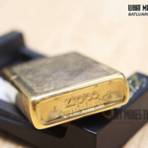 ZIPPO LA MÃ VENETIAN 1989 – ĐỒNG NGUYÊN KHỐI – HOA VĂN Ý 6