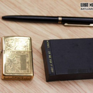 ZIPPO LA MÃ VENETIAN 1991 – ĐỒNG NGUYÊN KHỐI – HOA VĂN Ý 1