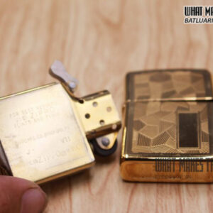 ZIPPO SHIMMER CANADA 1989 – GOLD PLATE 2