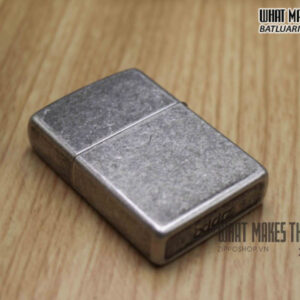 ZIPPO LA MÃ 1994 – MARLBORO – CAO BỒI QUĂNG DÂY – ANTIQUE SILVER 2