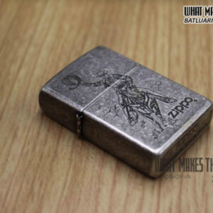 ZIPPO LA MÃ 1994 – MARLBORO – CAO BỒI QUĂNG DÂY – ANTIQUE SILVER 3