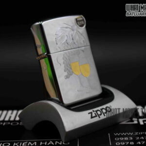 ZIPPO 2003 – KHẮC CNC KHẢM VÀNG 2