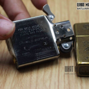ZIPPO LA MÃ 1994 – MARLBORO – CAO BỒI QUĂNG DÂY – ANTIQUE BRASS 3