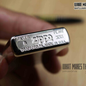 ZIPPO LA MÃ 2000 – SILVER PLATE 4