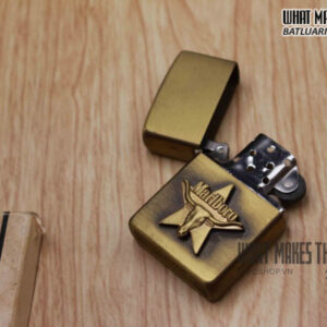 ZIPPO HIẾM – ZIPPO 1979 – MARLBORO LONGHORNS – ĐỒNG NGUYÊN KHỐI 3