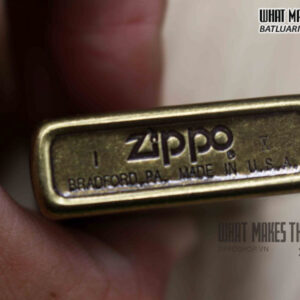 ZIPPO LA MÃ 1994 – ANTIQUE BRASS – CAR FFI 1